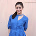 Alia Bhatt Smiling Face Photosoot In Blue Dress