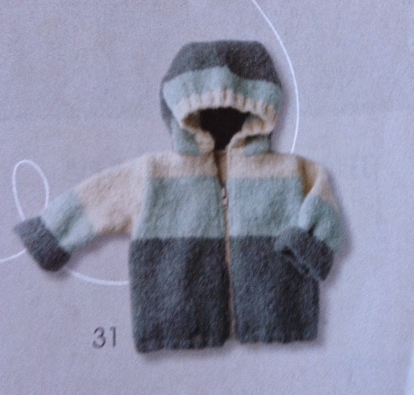 Cardigan Cappuccio Golfino Neonato Ai Ferri Con Cappuccio Maglia