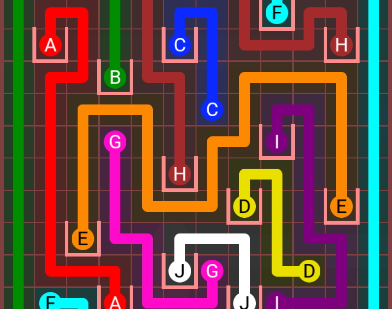 Puzzle Game Solutions Flow Free Pockets Pack Level 149 (12x12