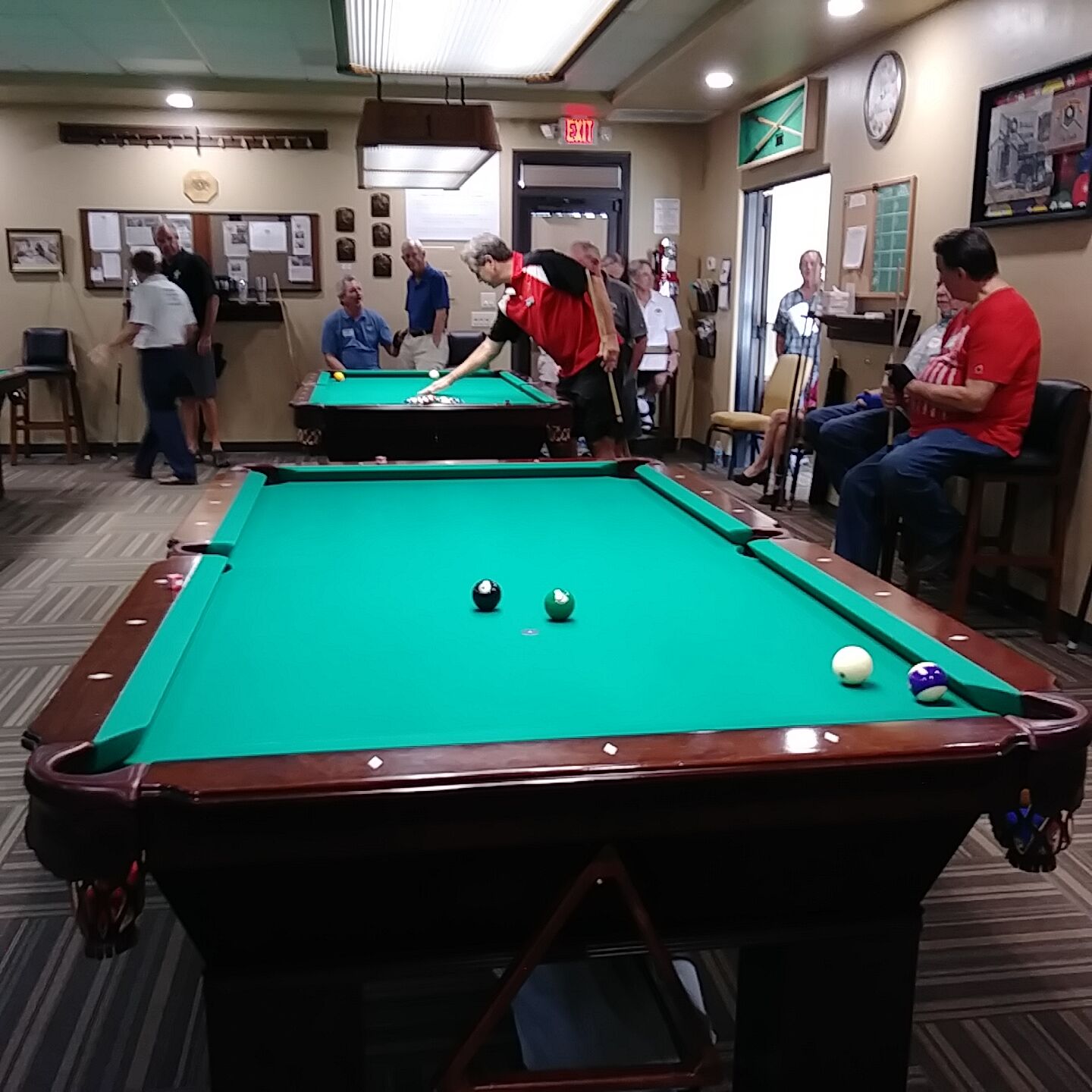 Pool Players of The Brooke vs Iron Oaks Breakers Pool League from Sun Lakes