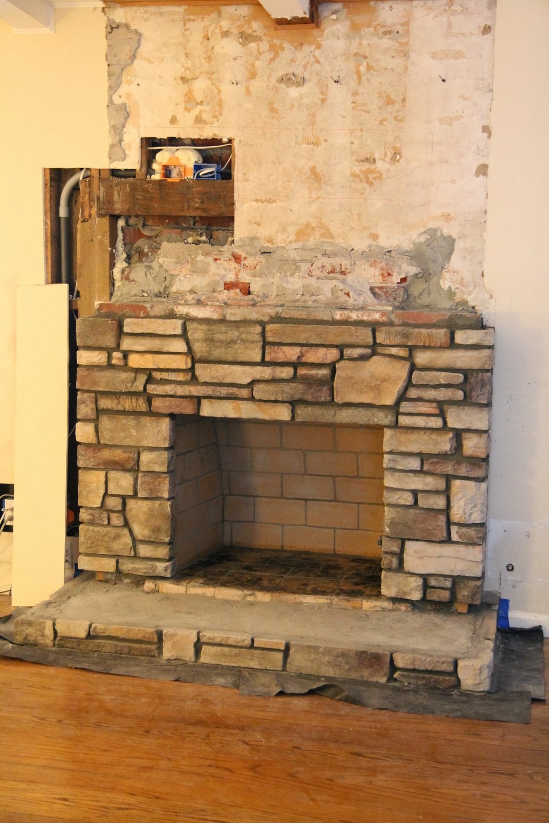 Install Outlet In Brick Fireplace Fireplace Guide by Linda