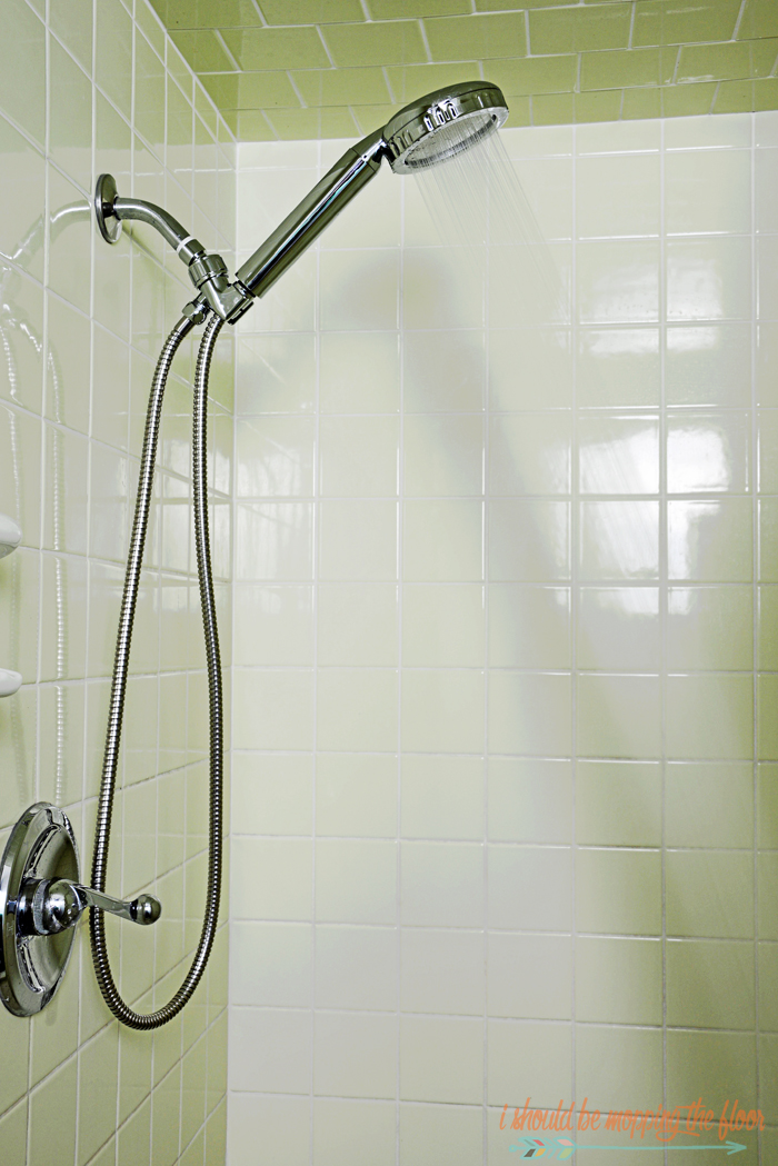 i should be mopping the floor Create a Spa Shower in Your Own Home