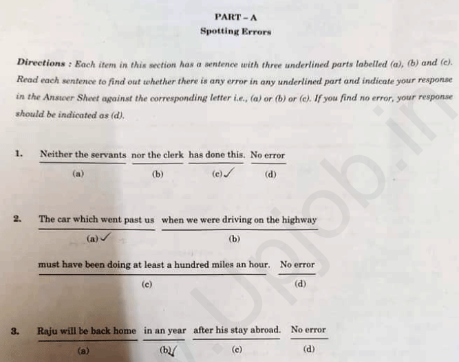 UPSC EPFO Exam Question Paper Answer Key 2022
