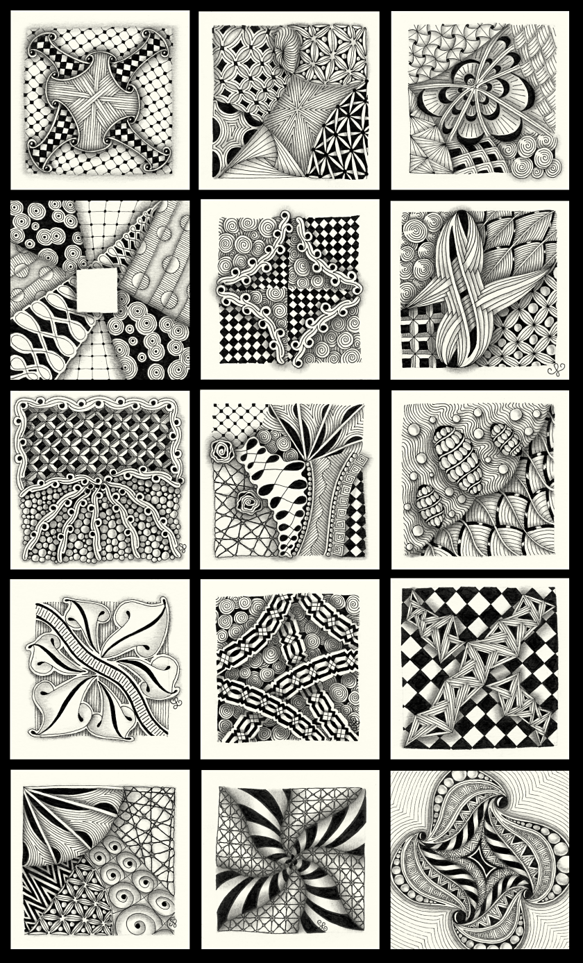 Time for Tangling: Classic Zentangle® - Ambler, Cadent, Knase, Static ...