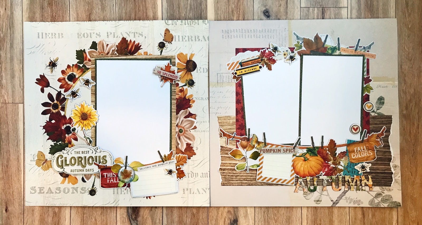 Scrap Shotz Snap Shotz: Simple Stories Autumn Splendor Layout Kit