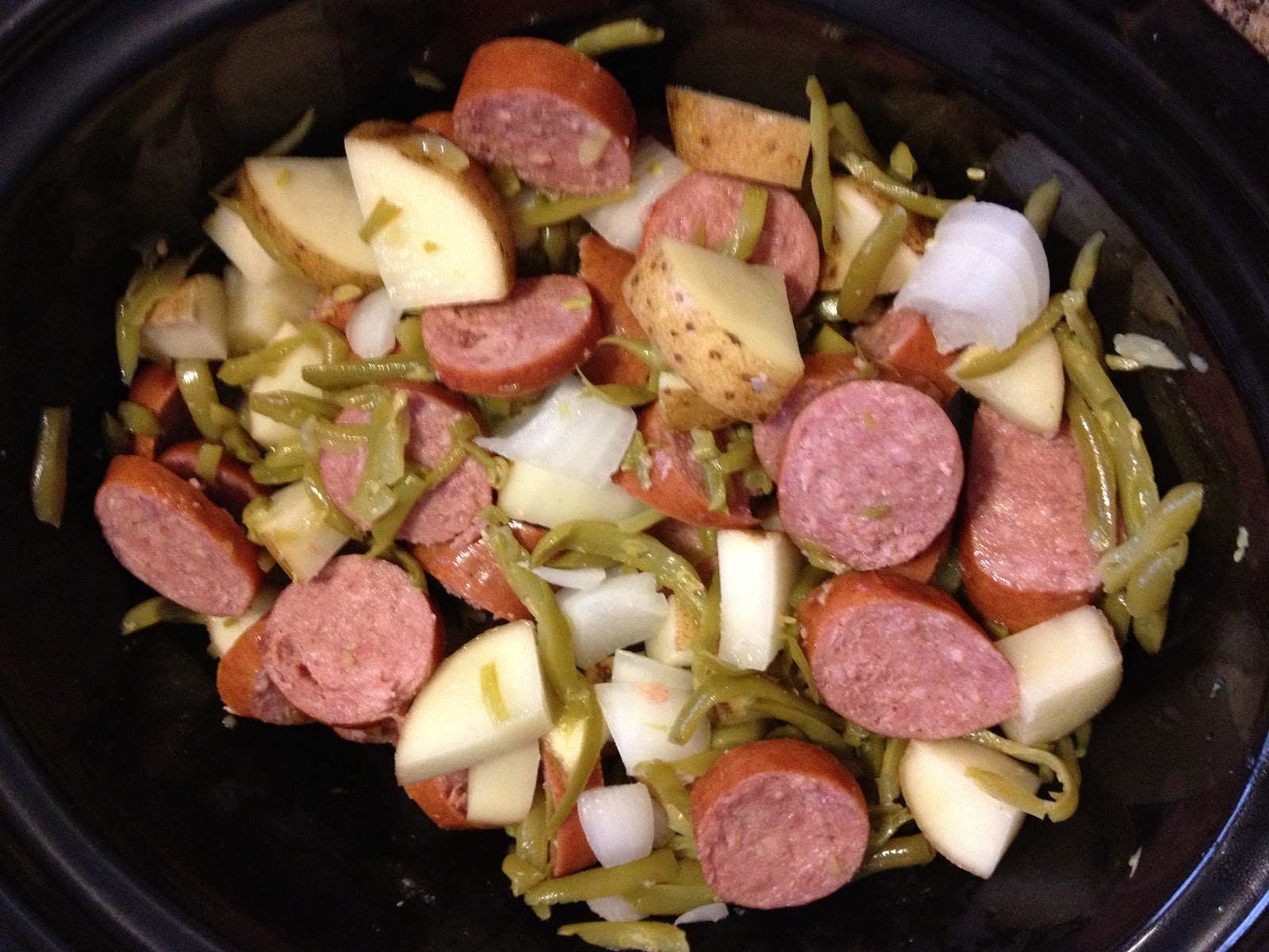 The Roman Household Slow Cooker Sausage and Potatoes