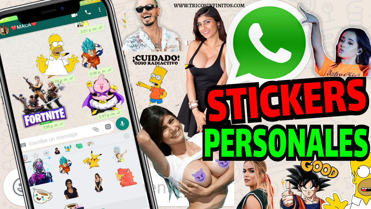 😍STICKERS PERSONALES PARA WHATSAPP!😍 CREA TUS PROPIS STICKERS TRUCOS