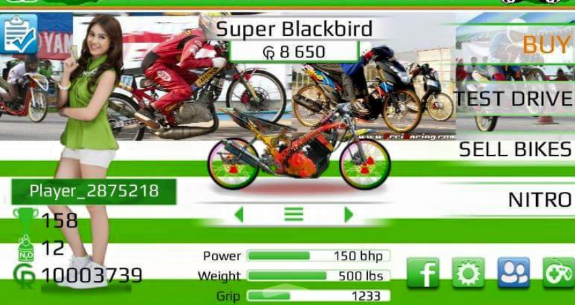 Tải Drag Bike 201m Indonesia APK - game Racing Boy nài cực đã