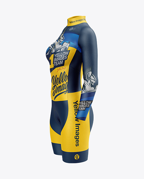 Download Free Women S Cycling Suit Mockup PSD Mockup Template