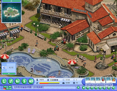 模擬渡假村(海濱嘉年華)+攻略+密技下載，懷舊的模擬經營夏日清涼遊戲！
