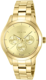 Invicta Women's Angel 40mm Gold Tone Stainless Steel Quartz Watch