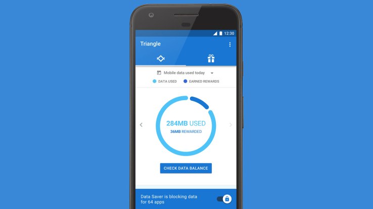 Google Triangle Mobile App Triangle-Data-Monitoring-App