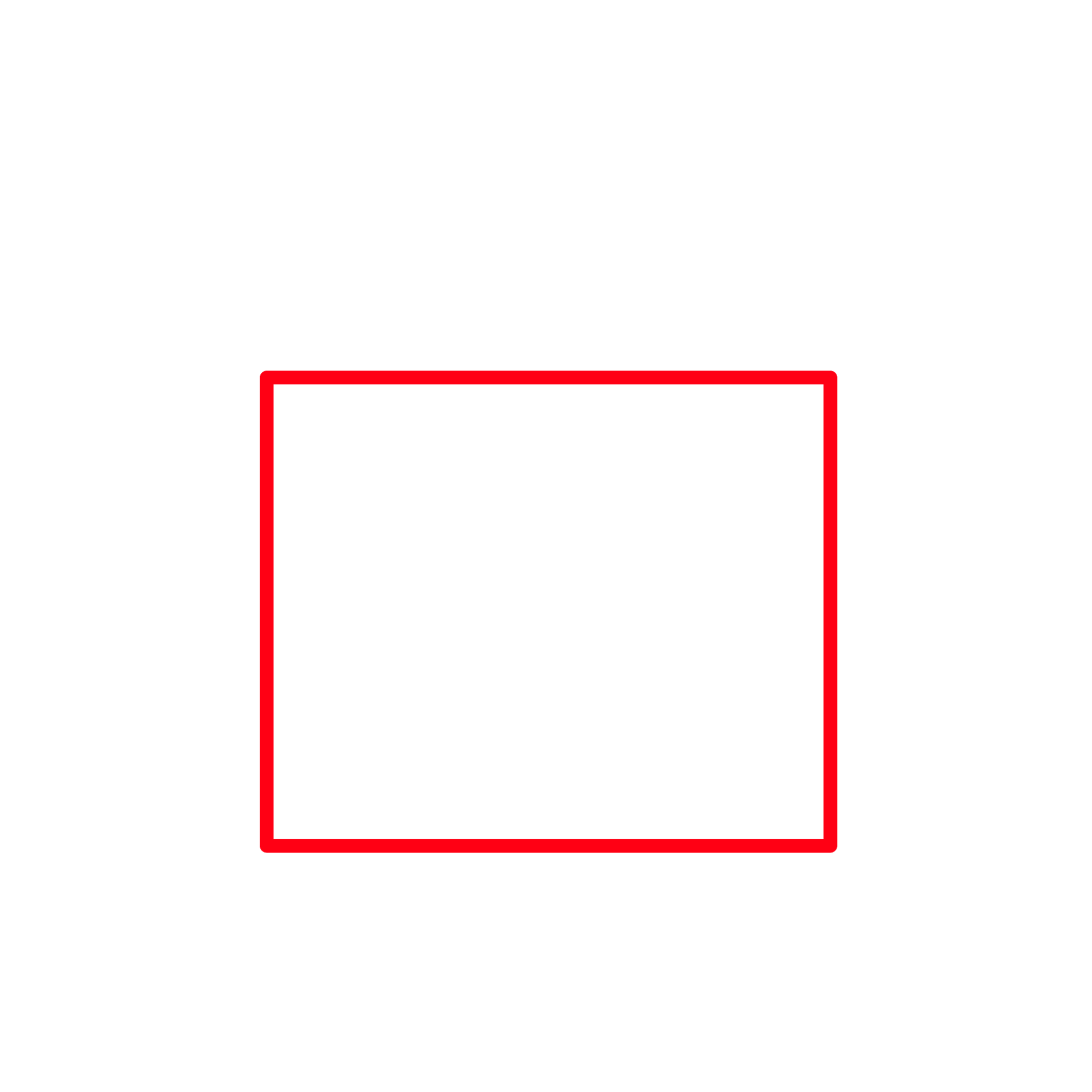 Gambar Garis Kotak Merah PNG Transparan - Samakami.com