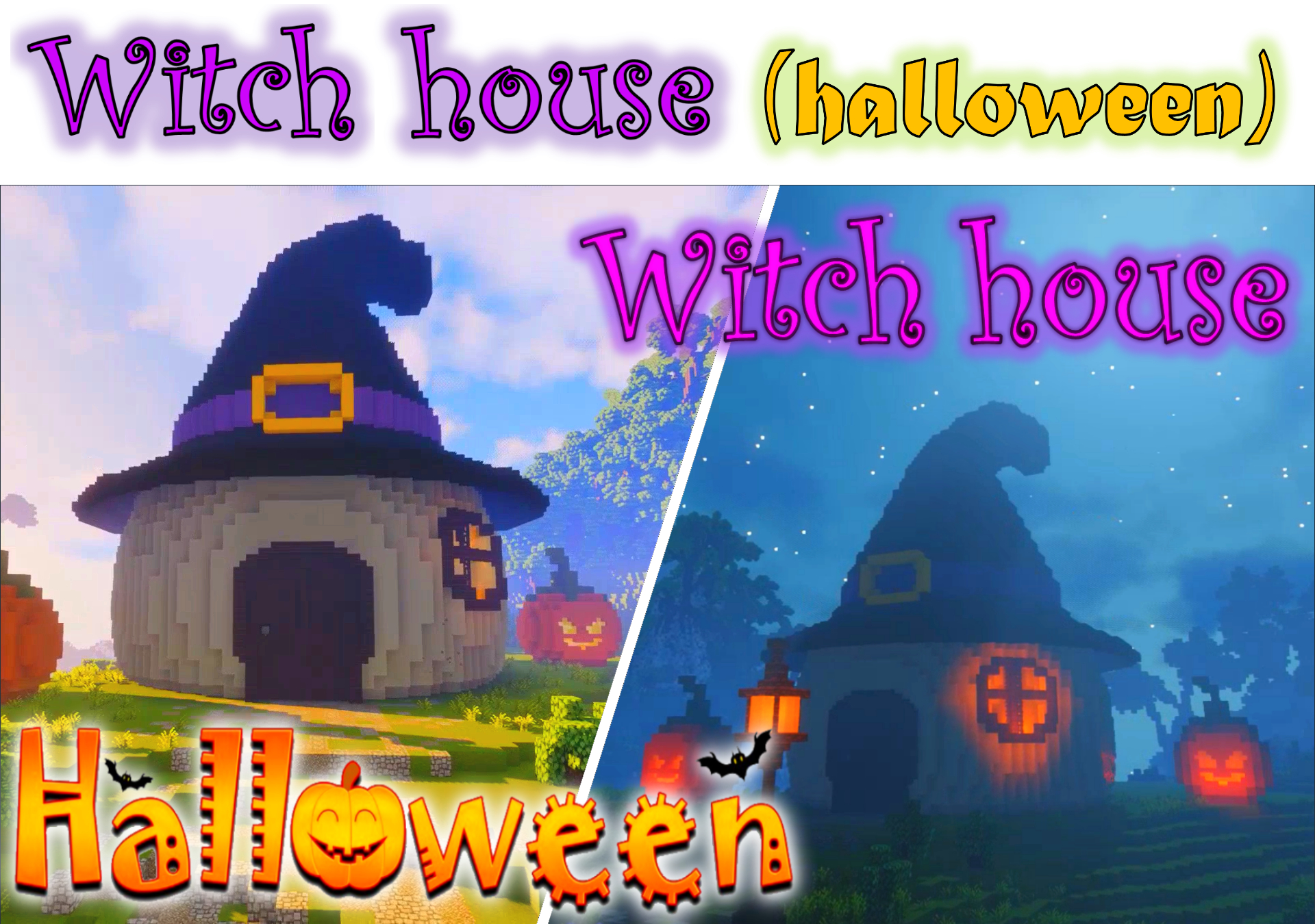 minecraft witch house (Halloween)