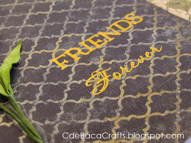 Handmade Tulip Friendship Cards by CdeBaca Crafts Blogger.