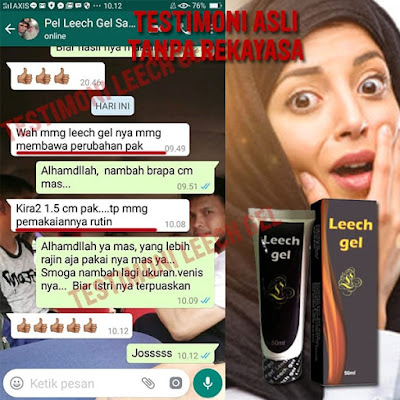 Testimoni Pengguna Leech Gel