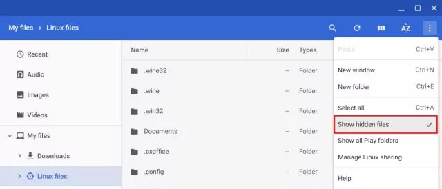 Chromebook File Manager