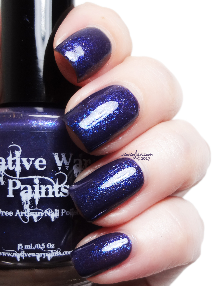 xoxoJen's swatch of Native War Paints Friday the 13th