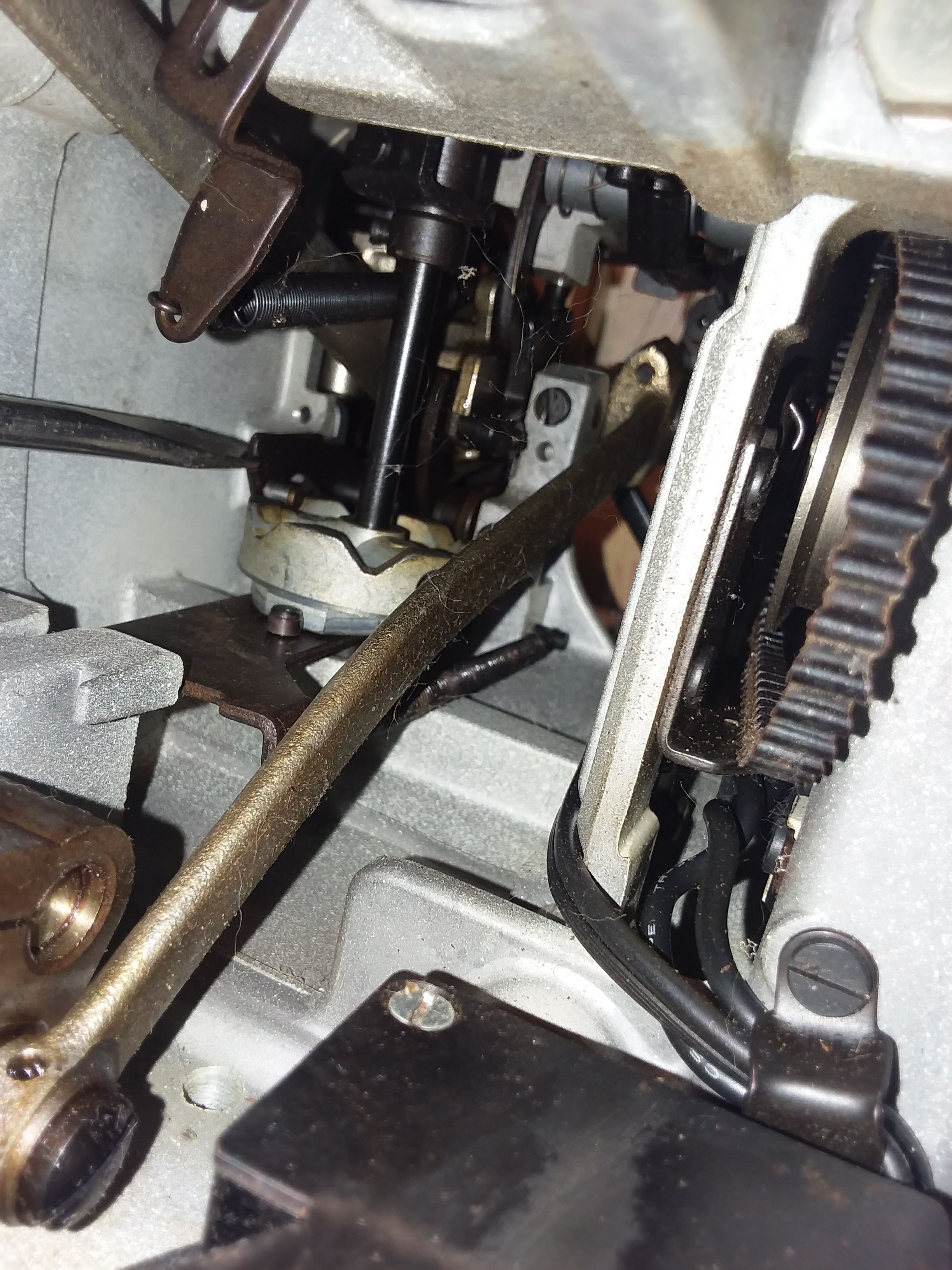 Kenmore Sewing Machine frozen stitch selector and reverse feed dog