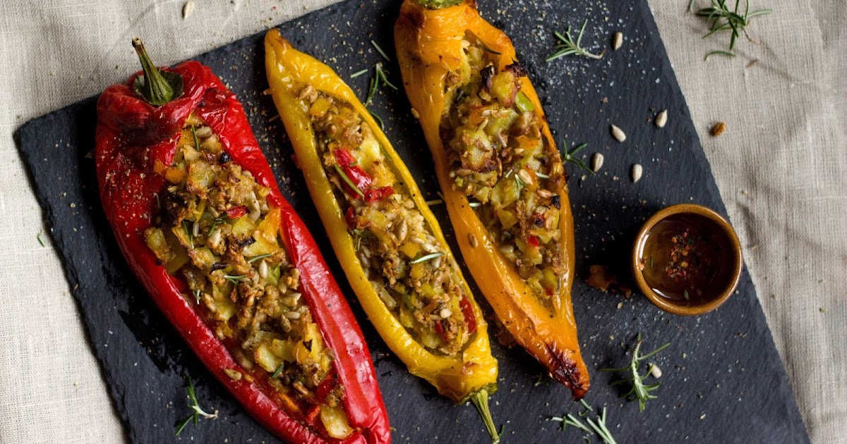 Gefüllte Ofenpaprika Gefüllte Ofenpaprika