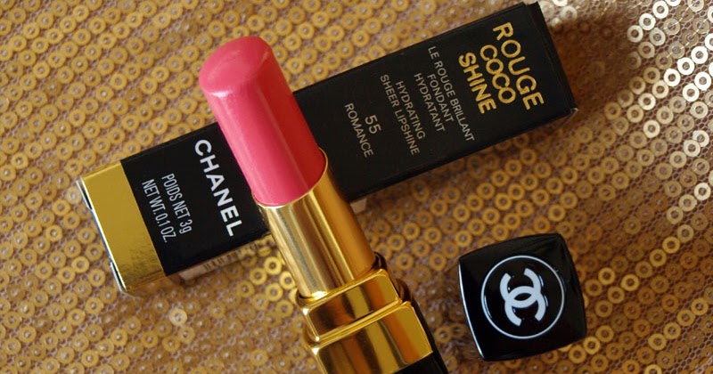 The Black Pearl Blog - UK beauty, fashion and lifestyle blog: Review: Chanel  Rouge Coco Shine in shade 55 Romance