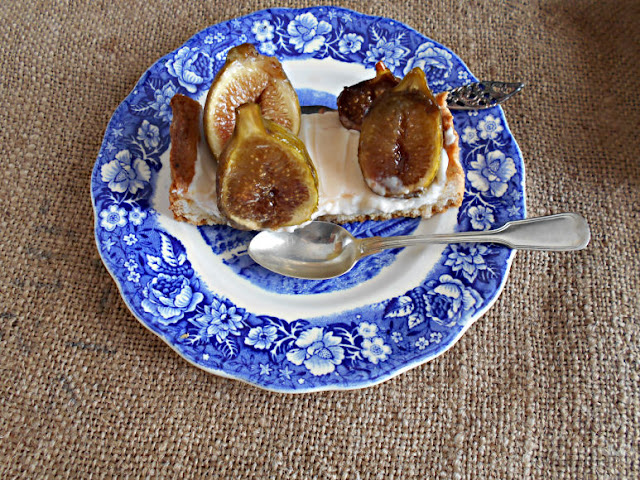 tarte de figos assados com alecrim 