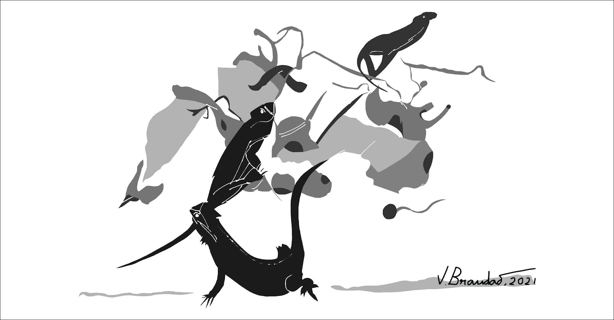 Desenhoscorvomanias: Dragões Barbudos