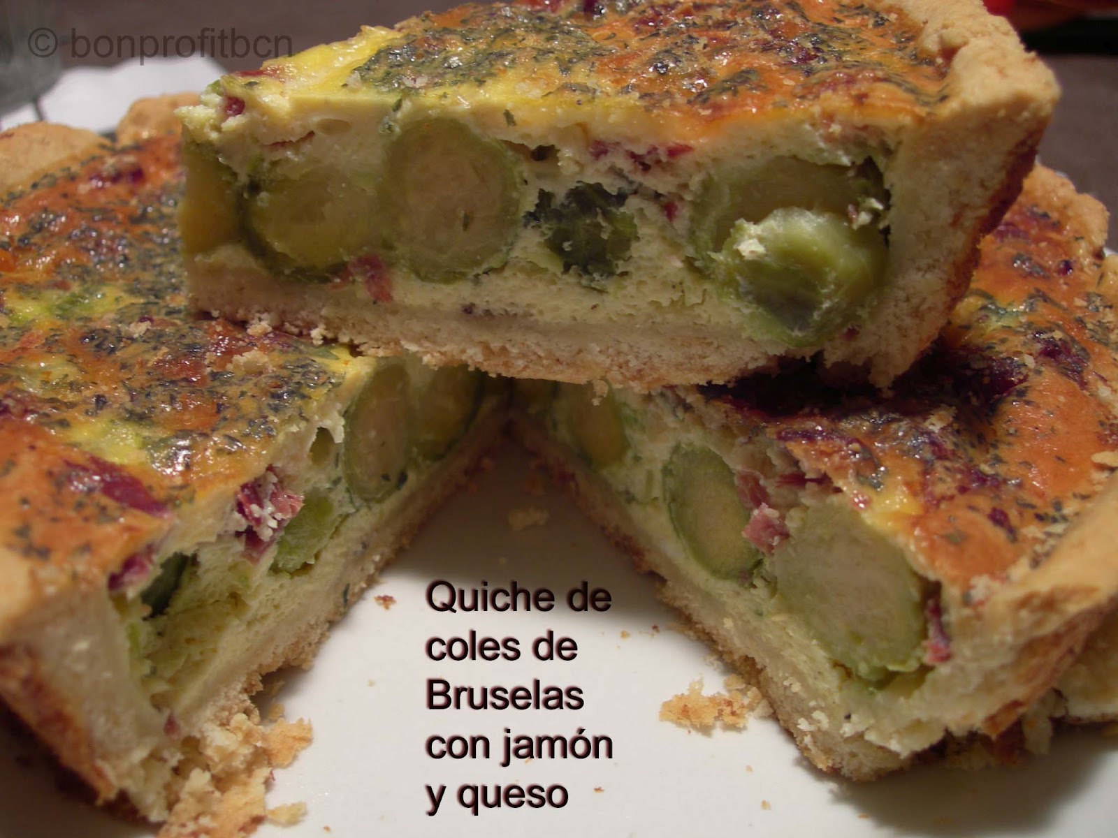 Bon profit... Quiche de coles de Bruselas