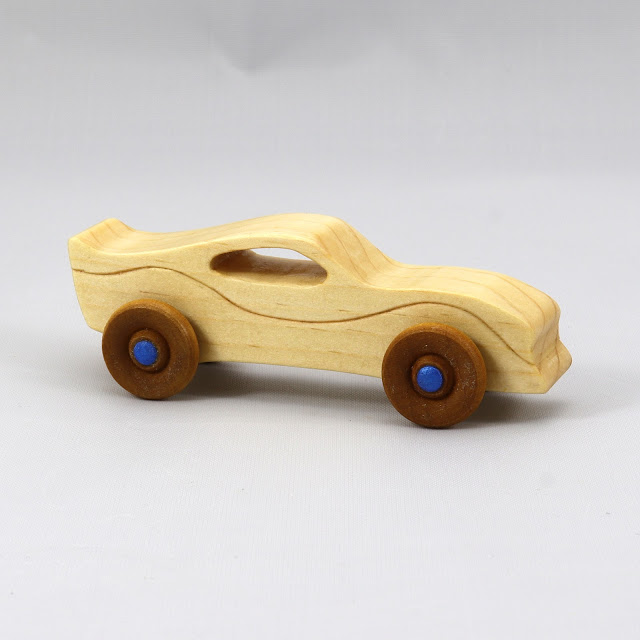 Handmade Wooden Toy Car Itty Bitty Ferarri Mini Play Pal Size Pocket Car 777784613