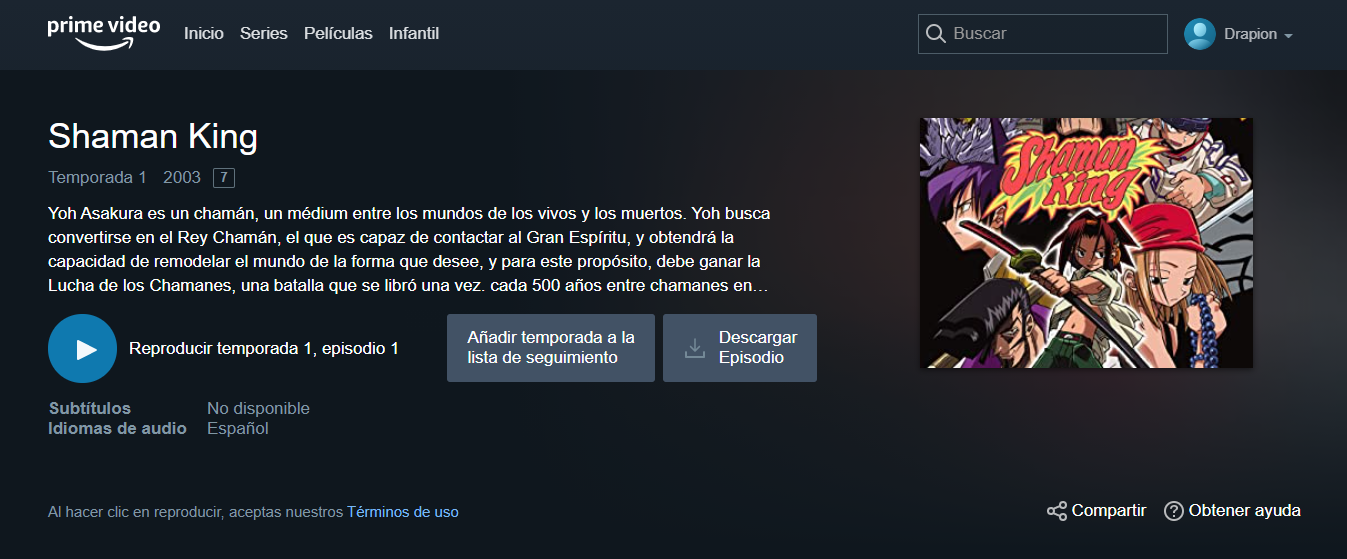 amazon prime video español latino