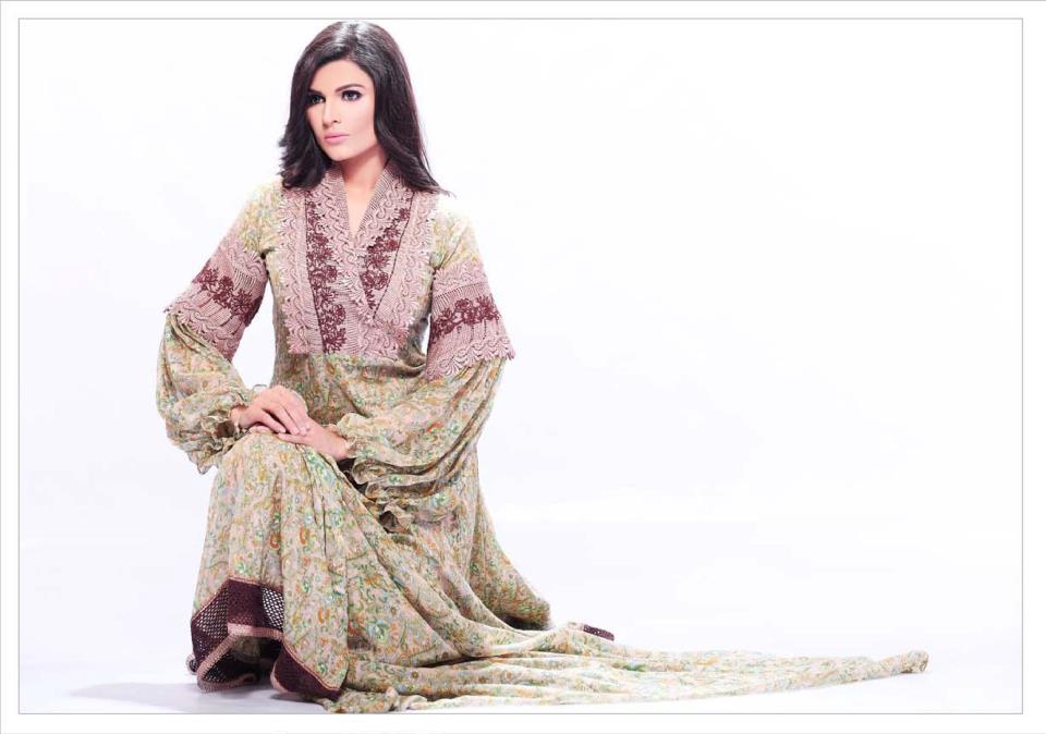 Wardah Saleem Lawn Summer Collection 2012 New Fashion Lifestyles