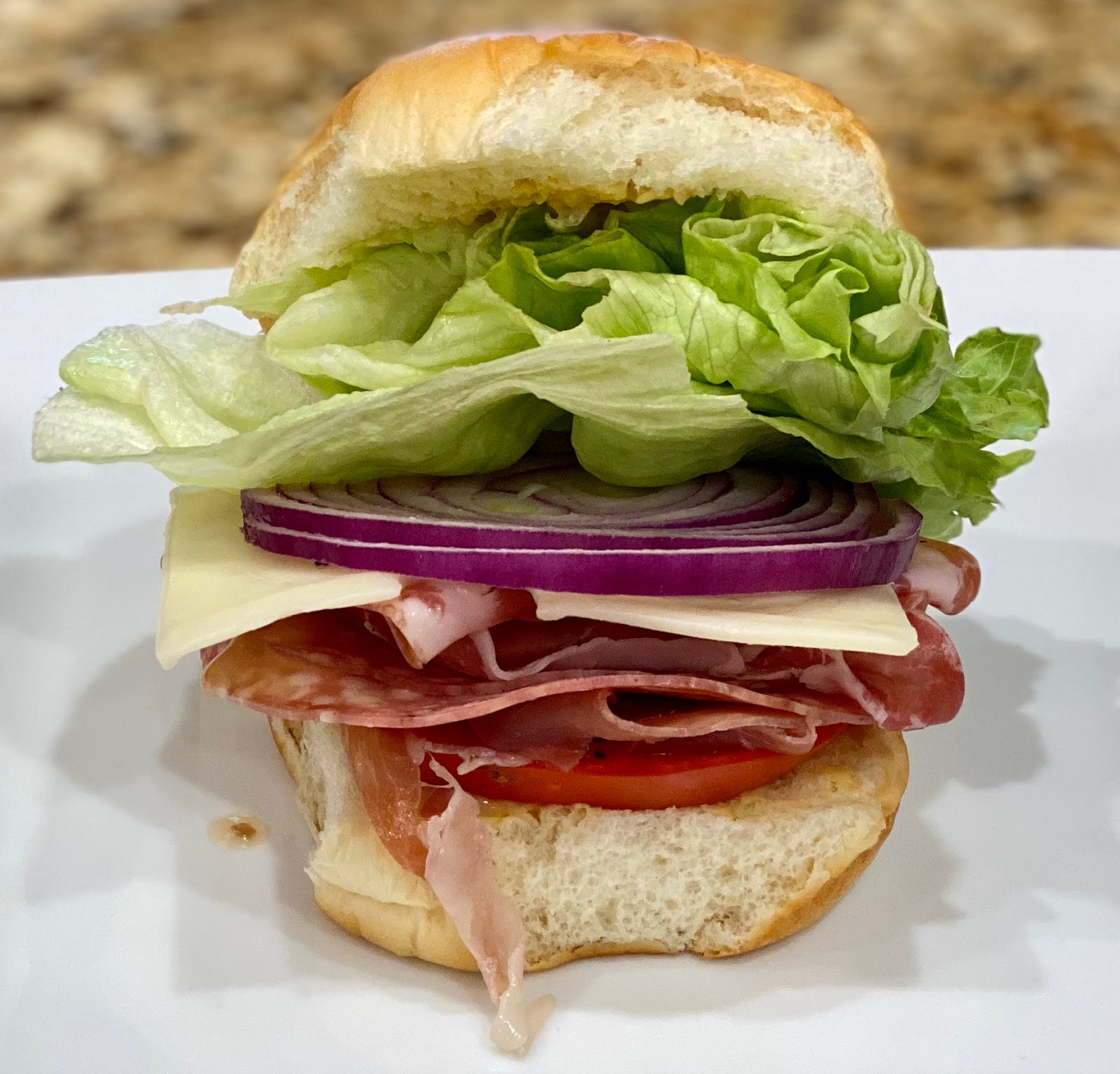 GREAT EATS HAWAII BERETTA ANTIPASTO SANDWICH