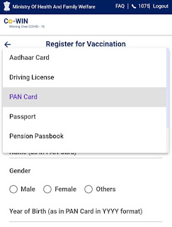 Registration for vaccines