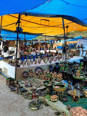 What to do in Hyderabad India: shop at Shilparamam Crafts Market