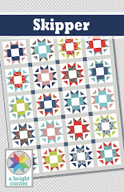 Skipper Quilt Pattern - fat quarter friendly pattern in four sizes