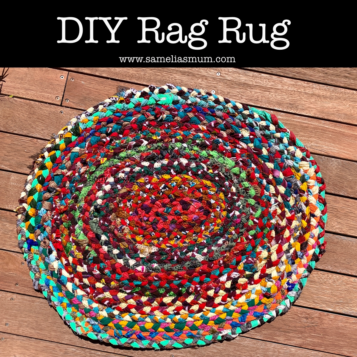 DIY Rag Rug - Samelia's Mum