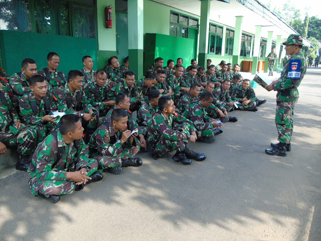 Kodim Karanganyar - Latihan Perorangan Dasar Umum Teritorial dan Intel Tahun 2020 Kodim 0727 Karanganyar