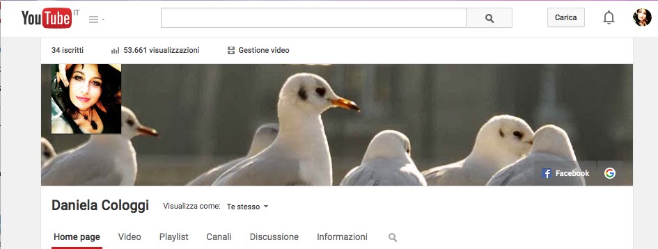 CANALE YOUTUBE VIAGGI