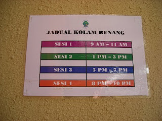 Being Husna Hadzarami: Riadah: Kolam Renang Presint 16