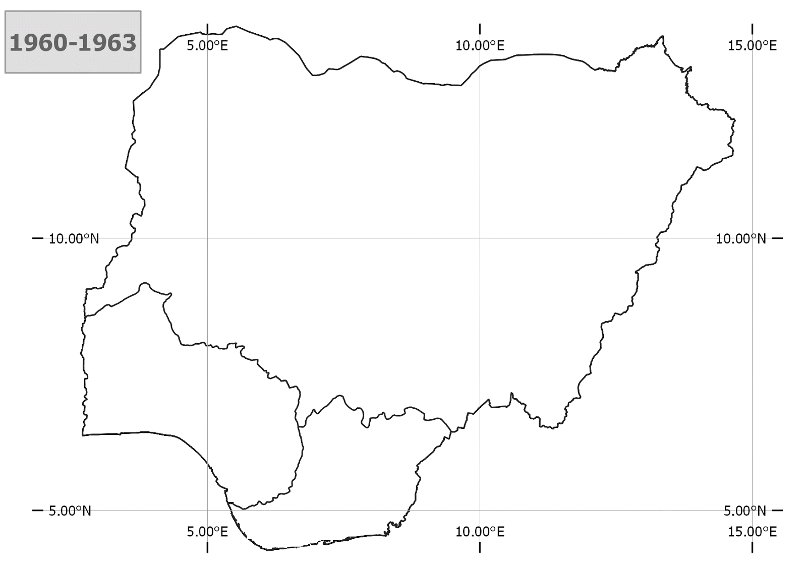Geospatial Solutions Expert Map Evolution of Nigerian States