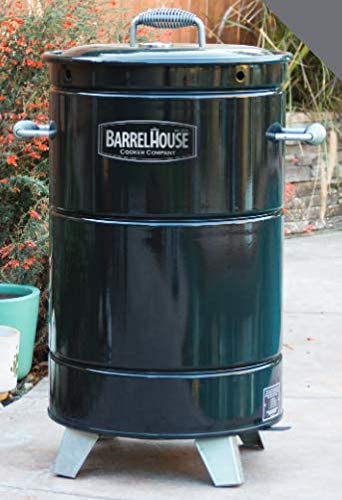 Barrel house cooker smoker