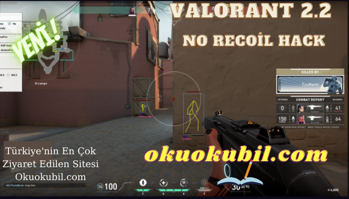 Valorant 2.2 No Recoil Hack, Hızlı Seçim, Hızlı Satın Al – Logitech, Safe Hileli İndir