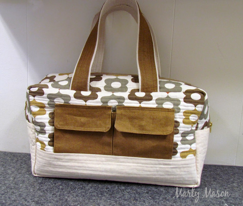 Marty's Fiber Musings It's a Cargo Duffle Bag A Noodlehead Pattern