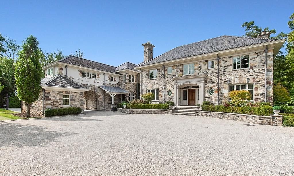 10,000 Square Foot ColonialStyle Stone Mansion In Scarsdale, NY THE