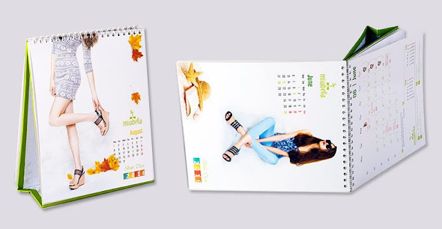 In lịch tết kiểu chữ M In lịch tết kiểu chữ M