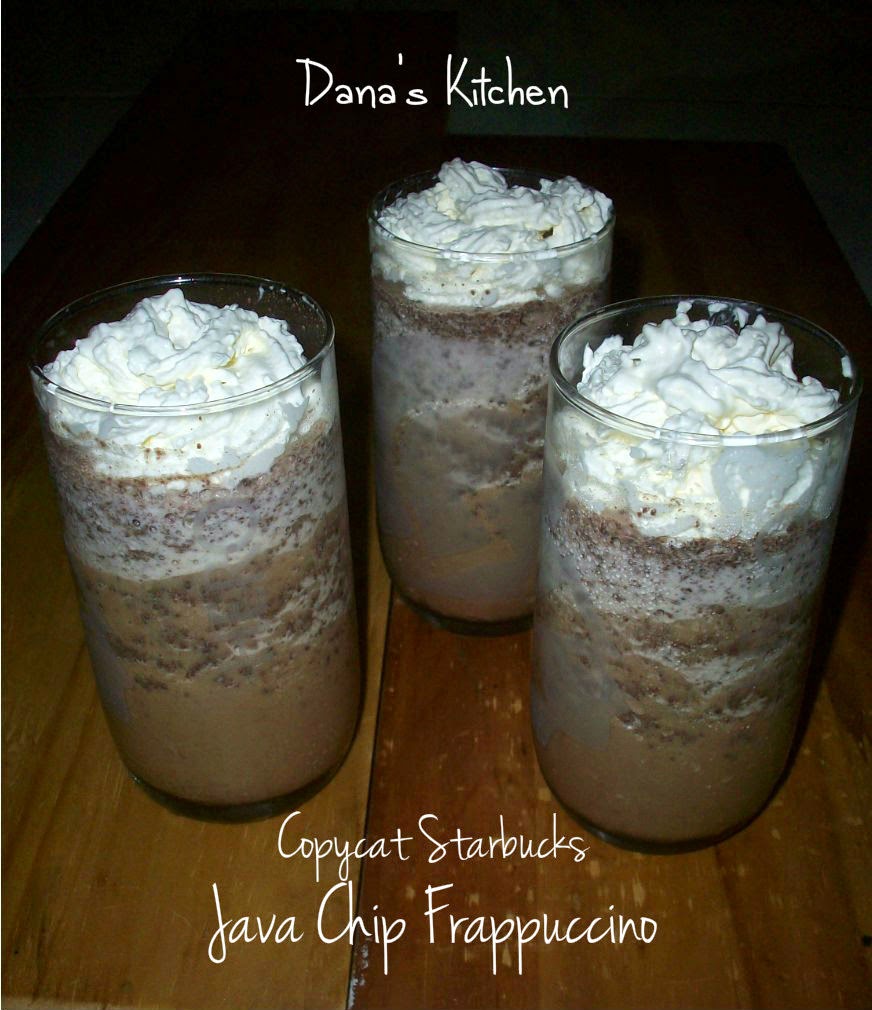 Dana S Kitchen Copycat Starbucks Java Chip Frappuccino