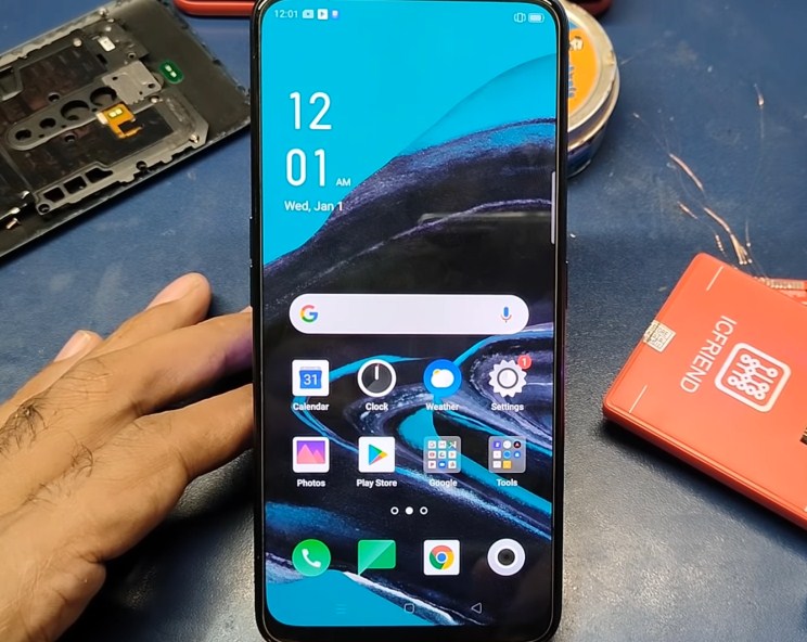 Cara Hapus Pola / Kata Sandi Oppo Reno 2F CPH1918 Tanpa