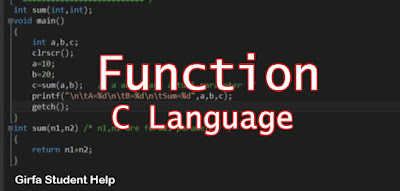 Function C Language