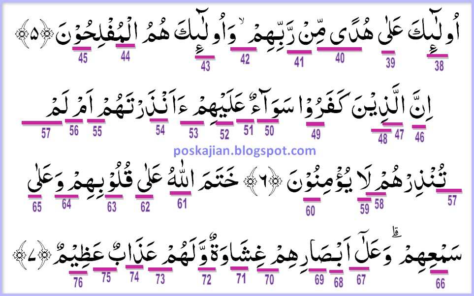 Hukum Tajwid Al Quran Surat Al Baqarah Ayat 1 10 Lengkap