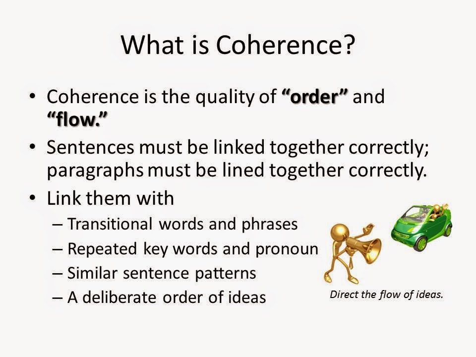 coherence in essay writing means